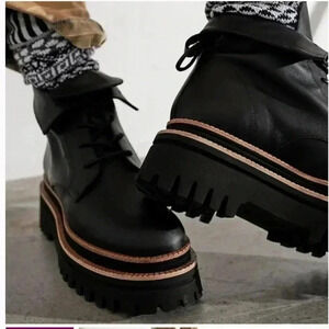 Paloma Barcelo-Womens Black Boots Size 39